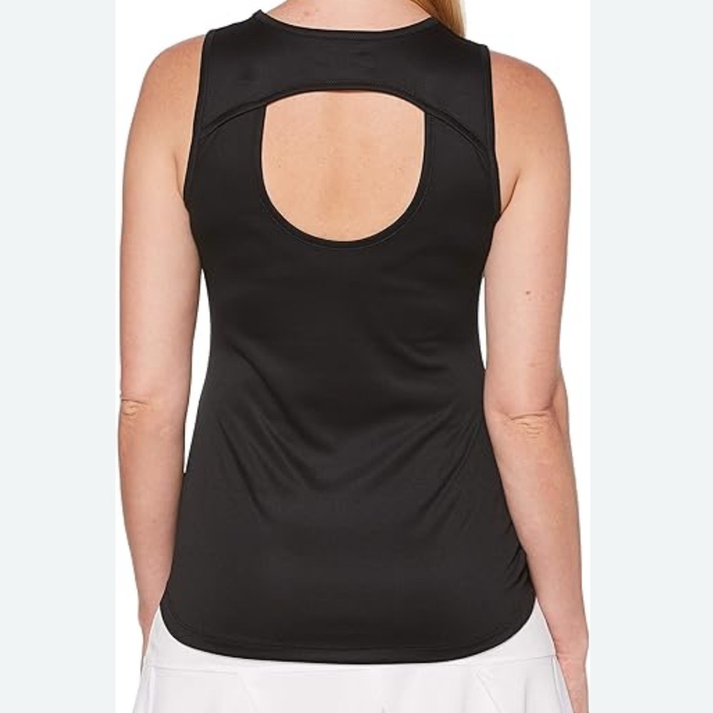Grand Slam black tank top with back cut out, size medium